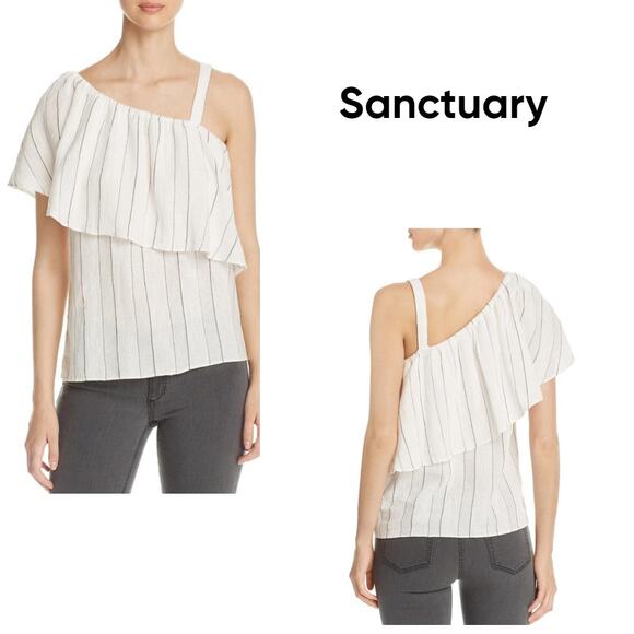 NWT Sanctuary Popover Off Shoulder Top - Small - Picture 1 of 6